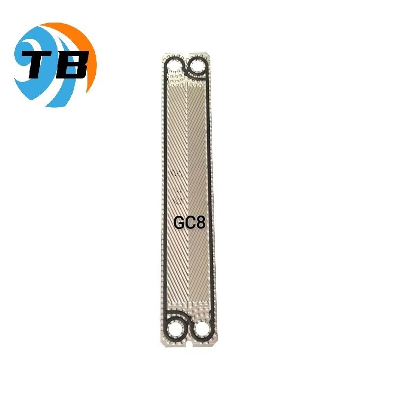Plate thickness 0.4 mm to 1.2 mm Sondex heat exchanger plate connection size DN50 designed for heat transfer in diverse industries
